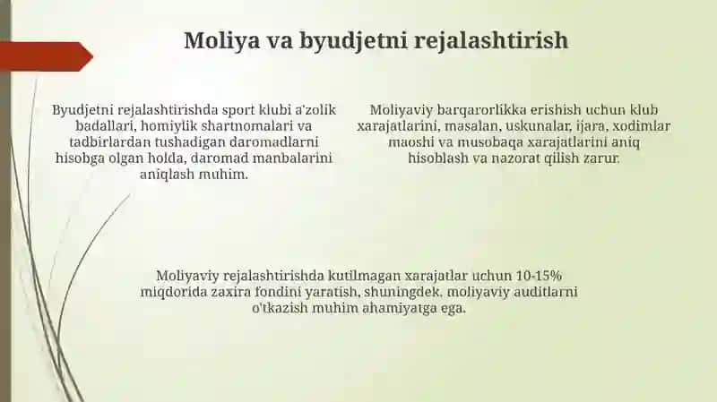 Sport turlari boʻyicha toʻgaraklar tashkil qilish va oʻtkazish 4