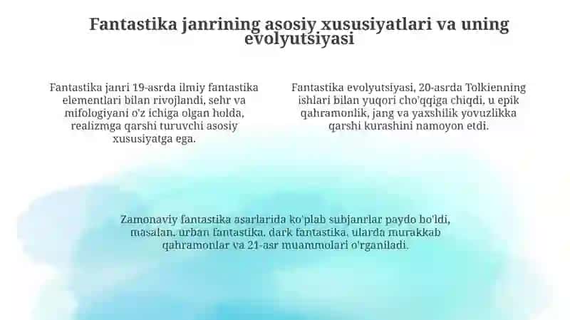 Zamonaviy ingliz fantastik adabiyotini J.K Rouling ijodi misolida oʻrganish 4