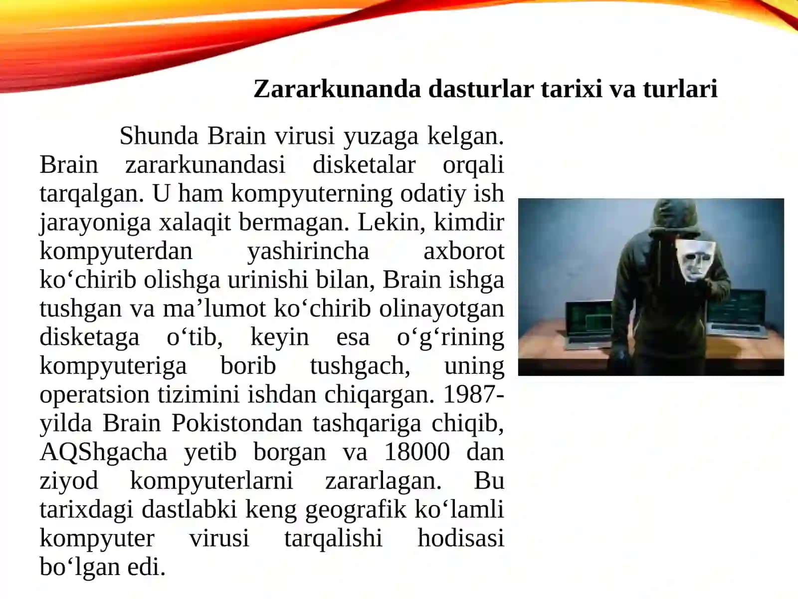 Zararkunanda dasturlar va ulardan himoyalanish 4