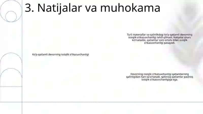 Bir Va Ko'P Qatlamli Devorning Issiqlik O'Kazuvchanligi 4