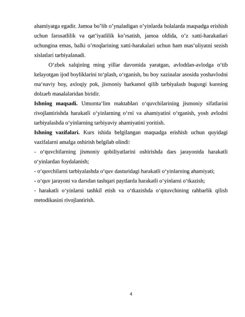 Harakatli O'yinlar Yoshdagi Bolalar Jismoniy Sifatlarini Rivojlantirish Samaradorligi 4