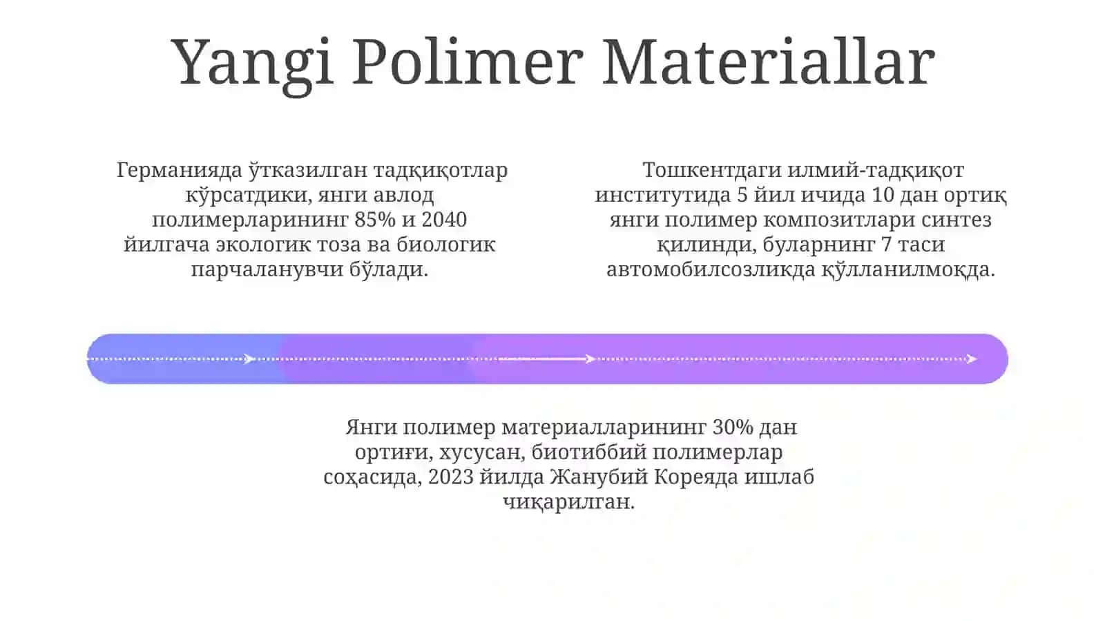 Polimer Materiallar va Ularning Qo‘llanilishi 4