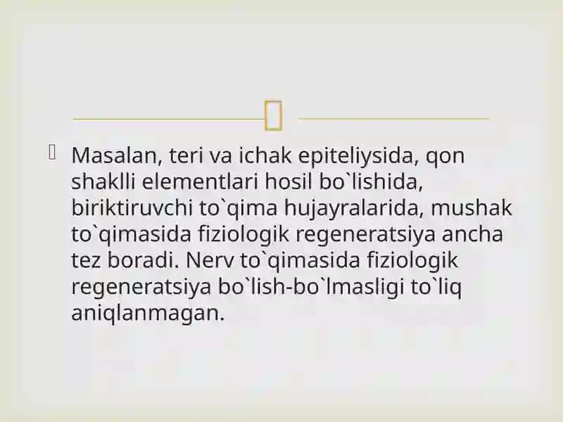 Fizologik regeneratsiya 4
