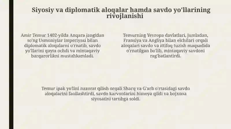 Amir Temurning harbiy yurishlari va geografik bilimlar 4