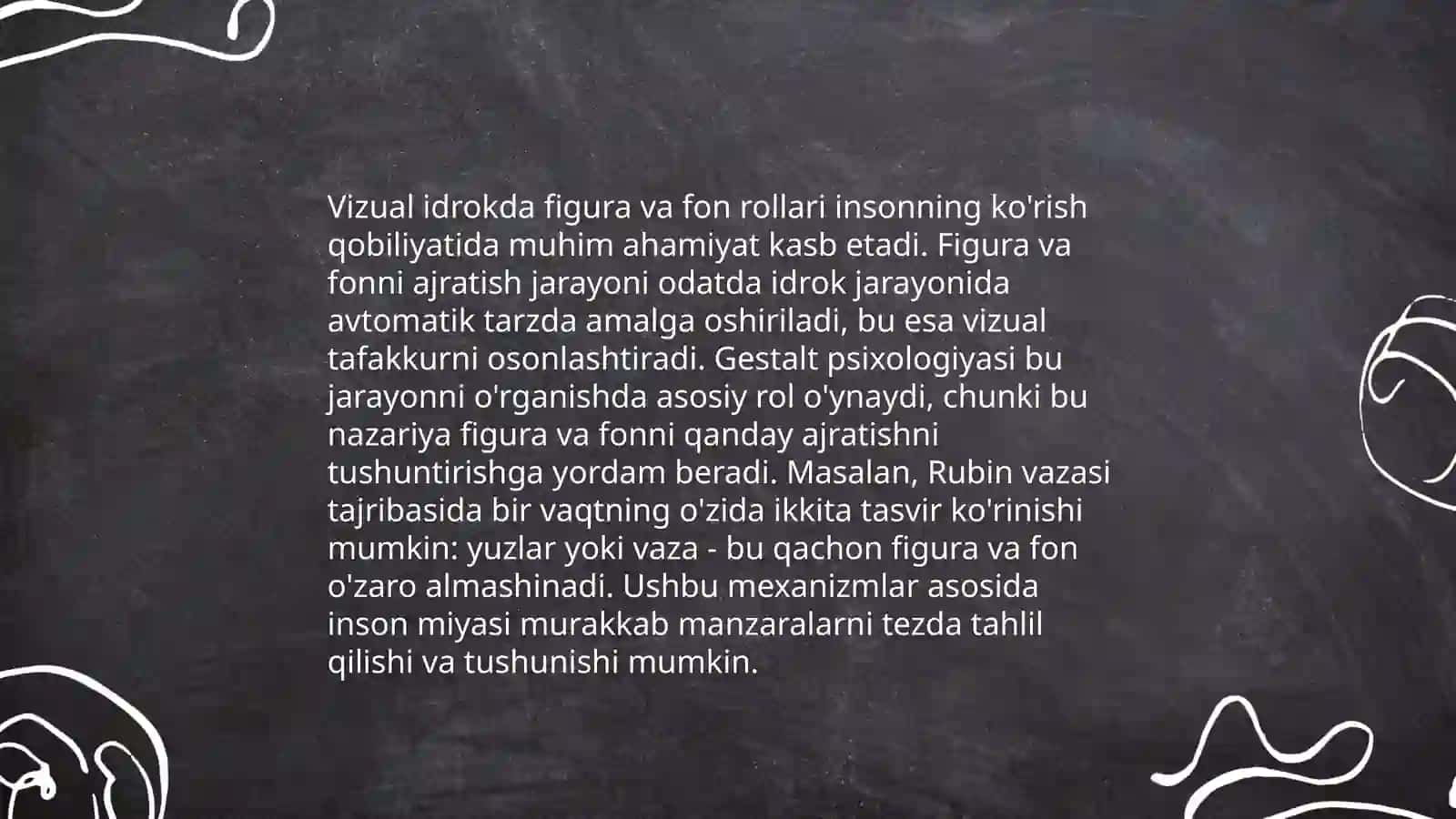 Idrok etishda figura va fon. Konvergensiya va divergensiya 4