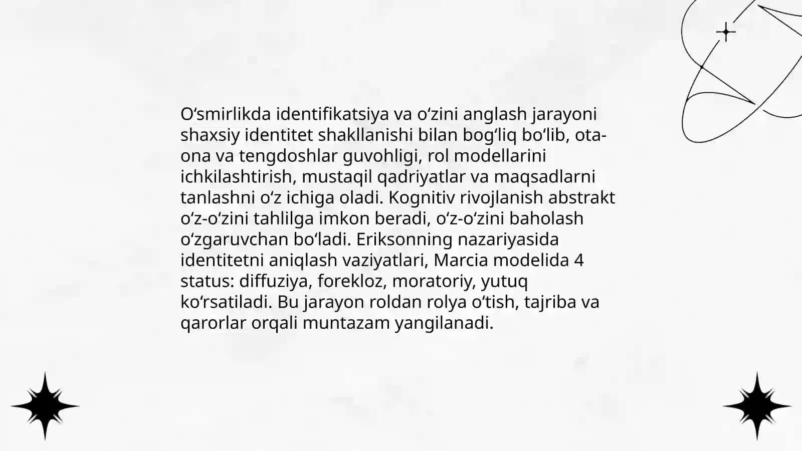 O’smirlik davrida psixik rivojlanish xususiyatlari 4