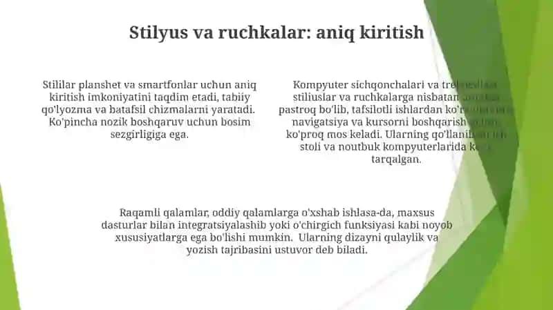 Sichqoncha va boshqa manupulyator qurilmalar 4