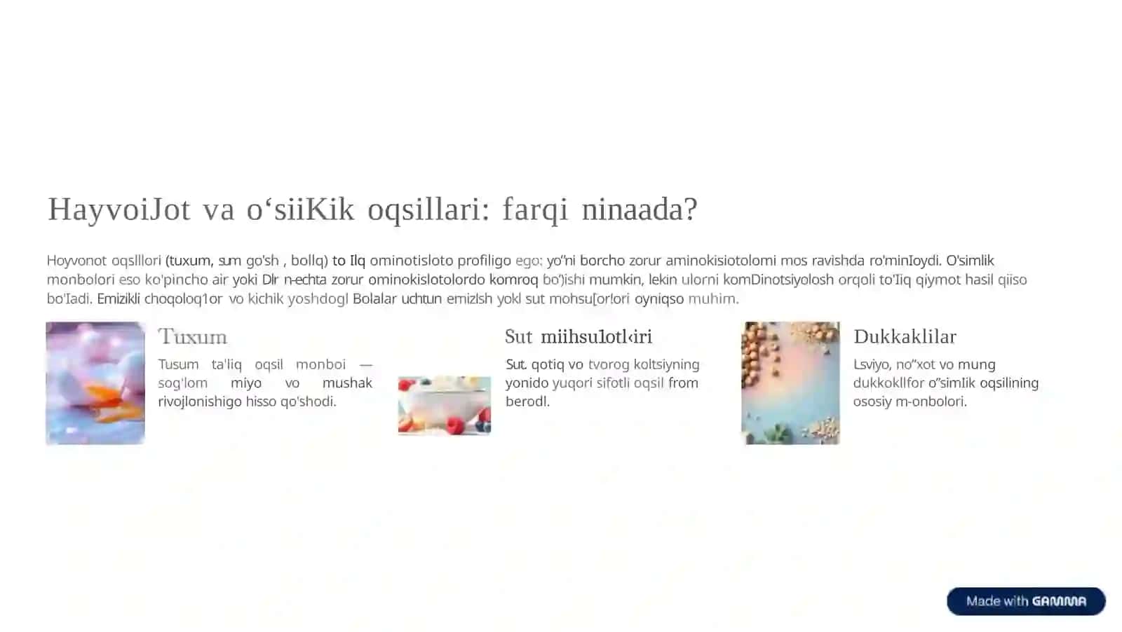 Bolalar ovqatlanishida oqsillarning ahamiyati 4
