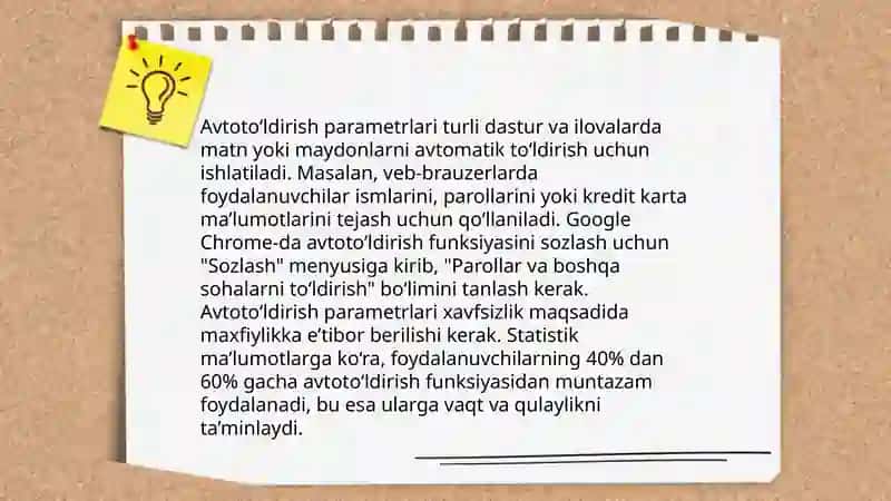 Excel dasturida avtoto‘ldirishlar va avtohisoblashlar.Diagrammalar yaratish 4