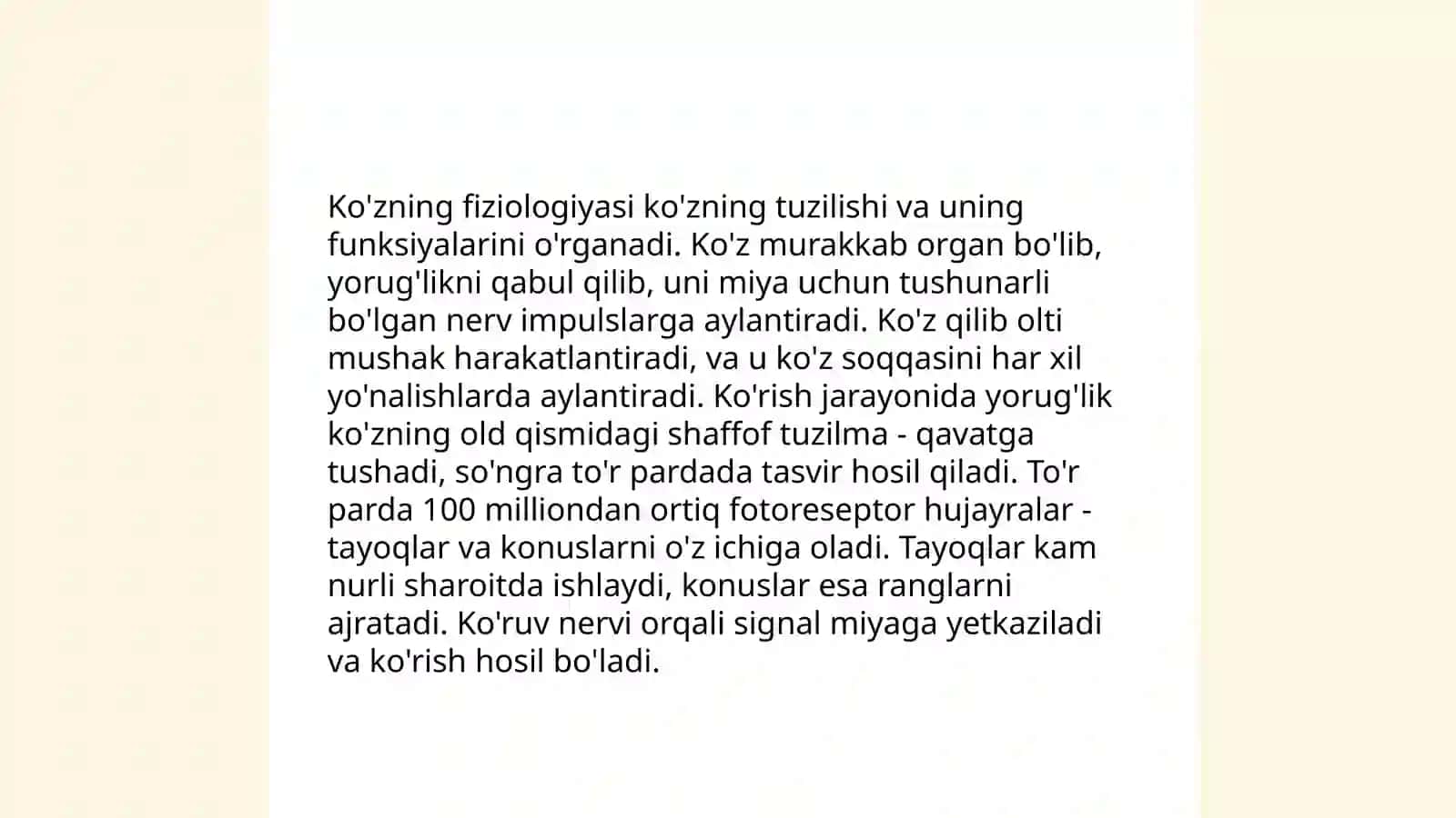 Inson sezgi organlar anatomyasi fiziologiyasi va patalogiyasi 4