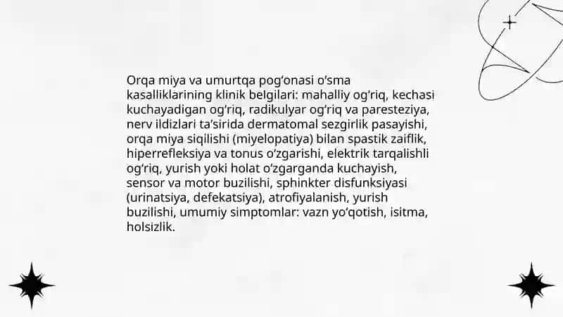 Harakat-tayanch tizimida og'riqli sindromi 4