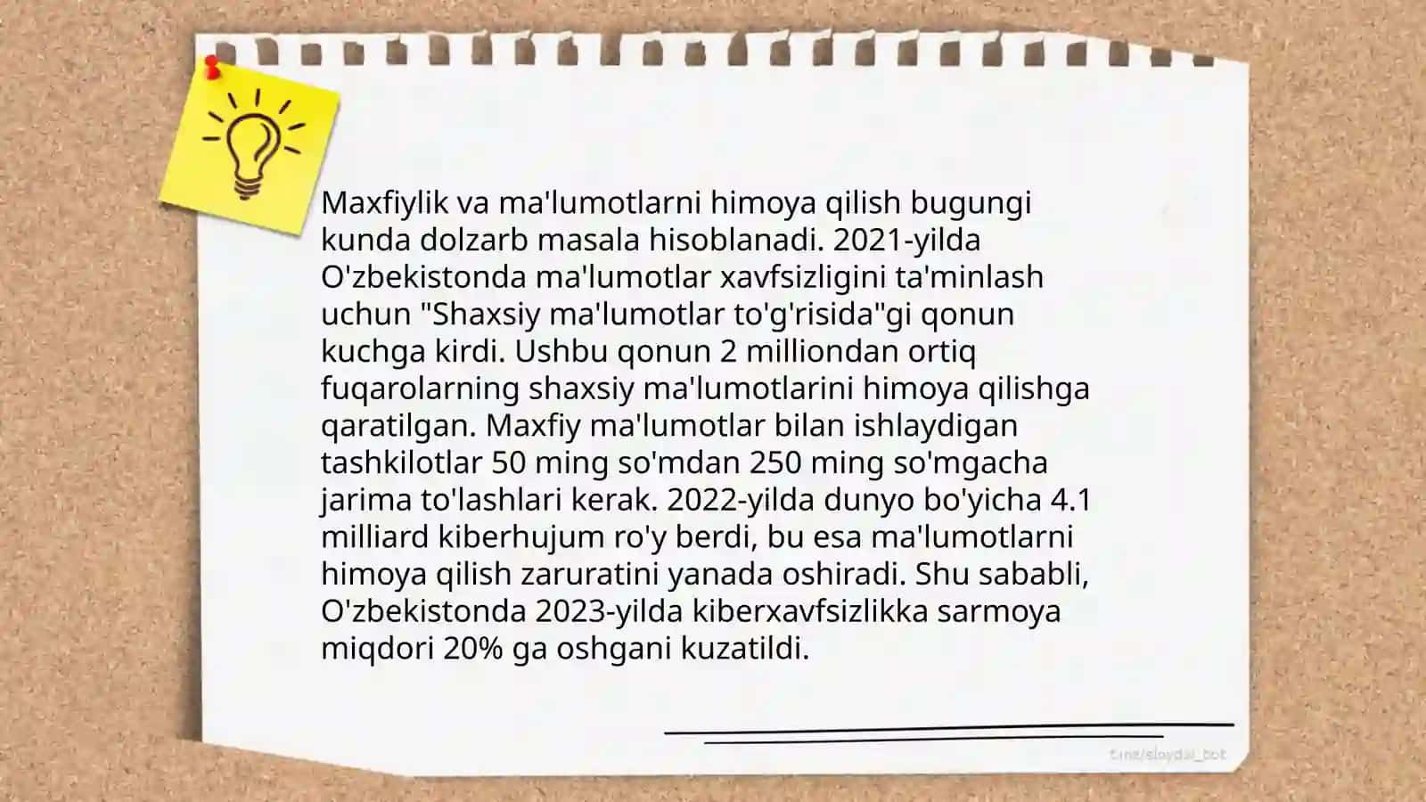 Korxona faoliyatida axborot xavfsizligi 4