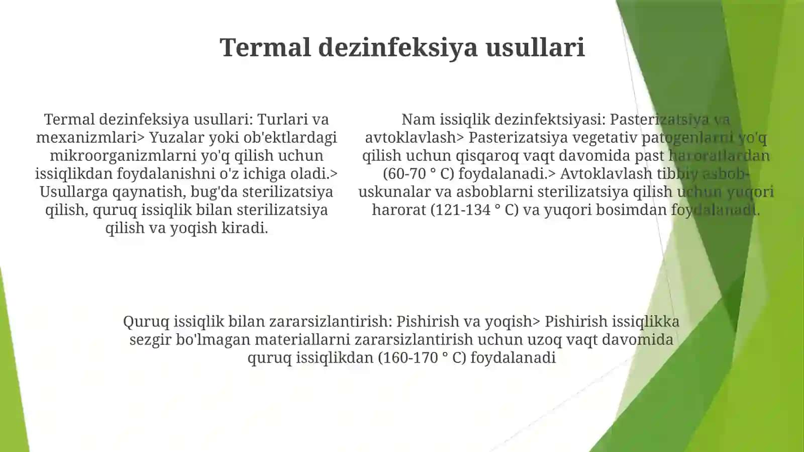 Dezinfeksiya Usullari Turlari 4
