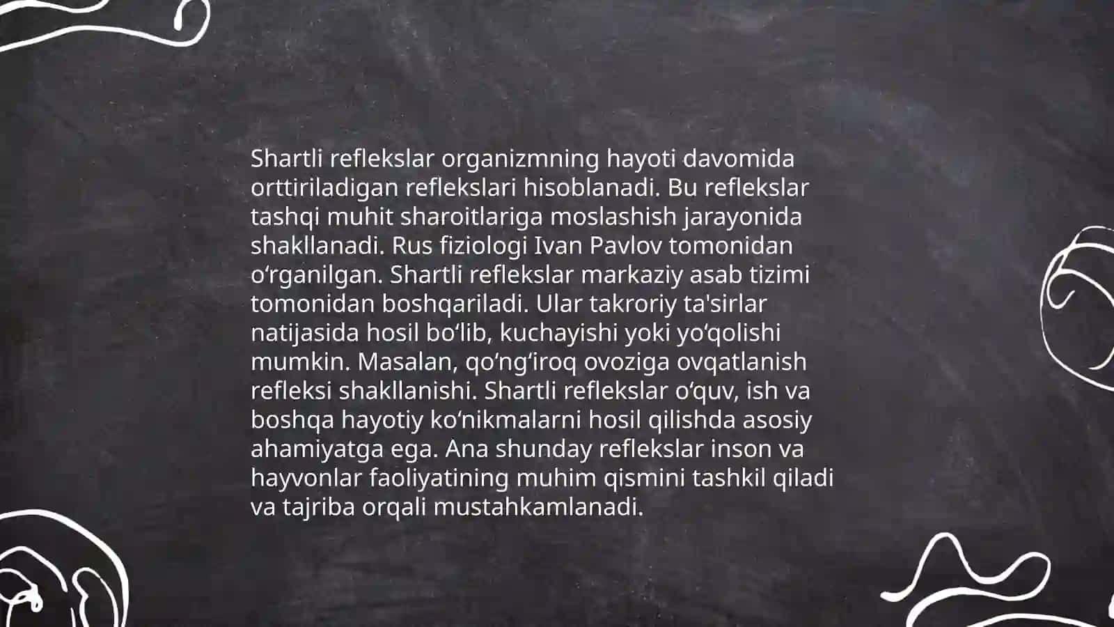 Oliy nerv faoliyatining xususiy tiplari 4