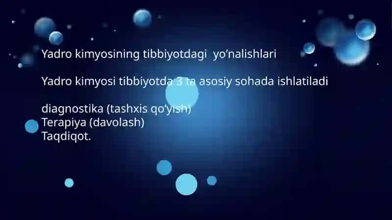 Yadro Kimyosining Tibbiyotdagi Oʼrni 4