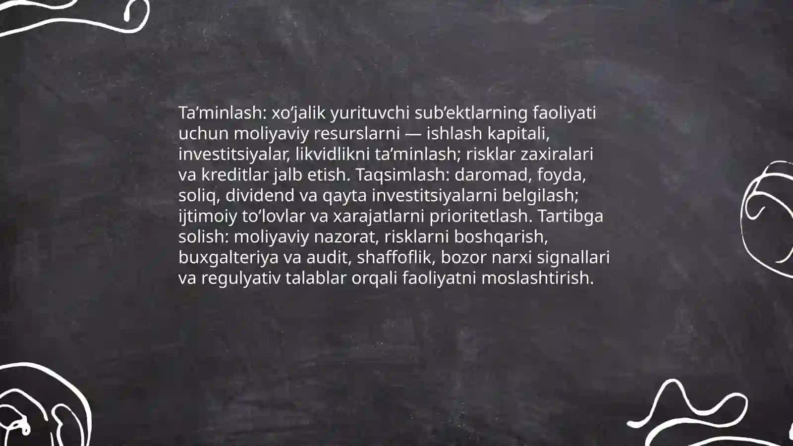 Iqtisodiyotni liberallashtirish sharoitida xo‘jalik yurituvchi sub’ektlar moliyasining mohiyati va funksiyalari 4