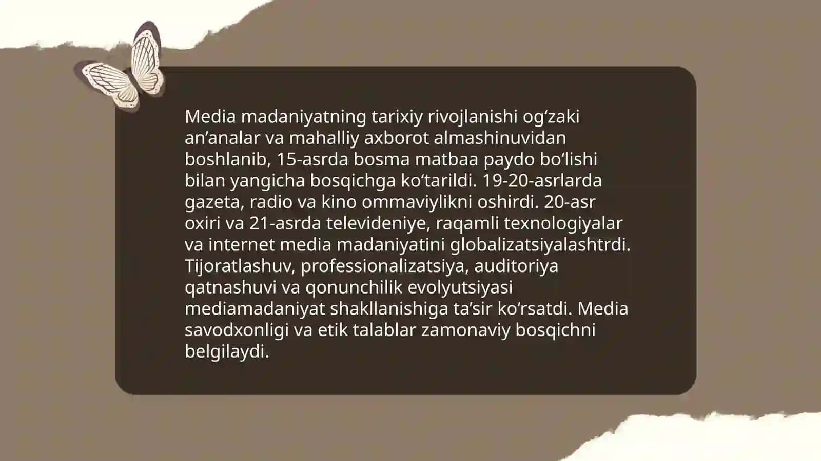 Media madaniyat mazmuni shakllanishi va ahamiyati 4