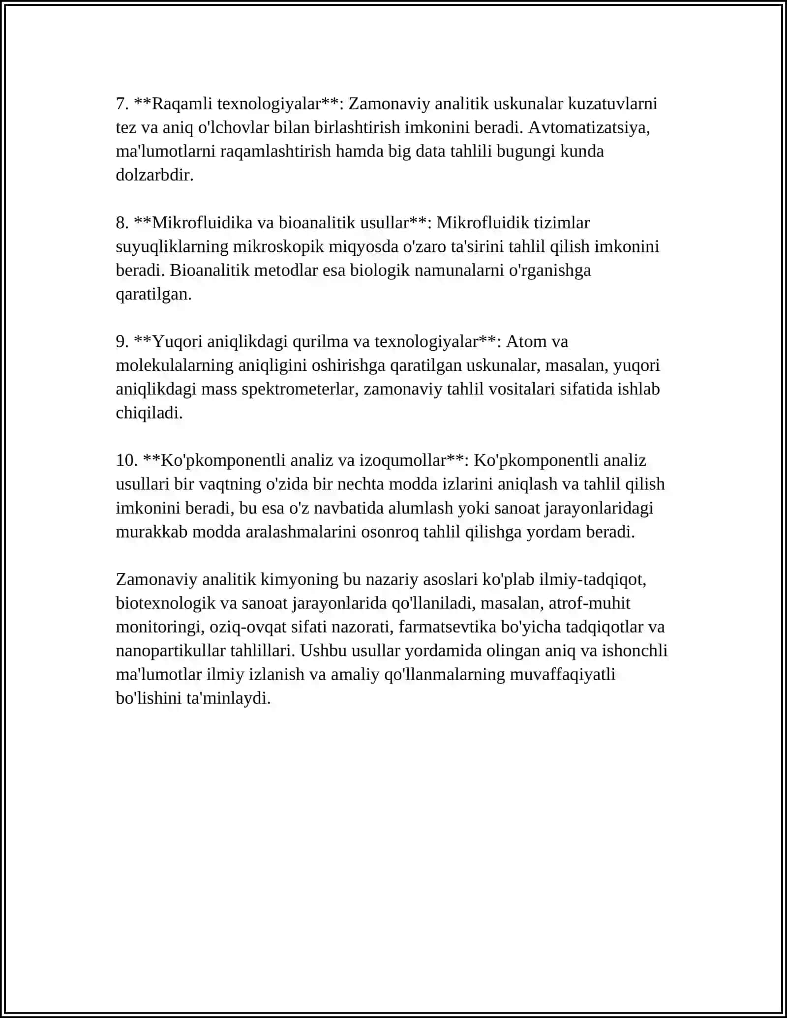 ZAMONAVIY ANALITIK KIMYO VA UNING TUZILISHI 4