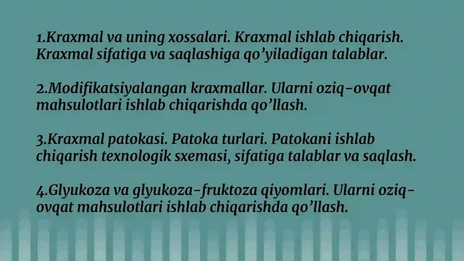 Kraxmal va uning xоssalari 4