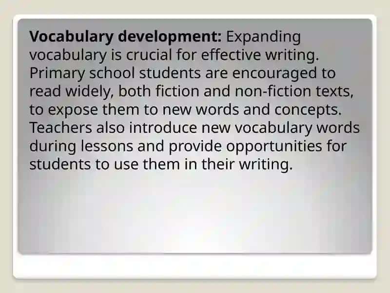 Developing writing skills 4