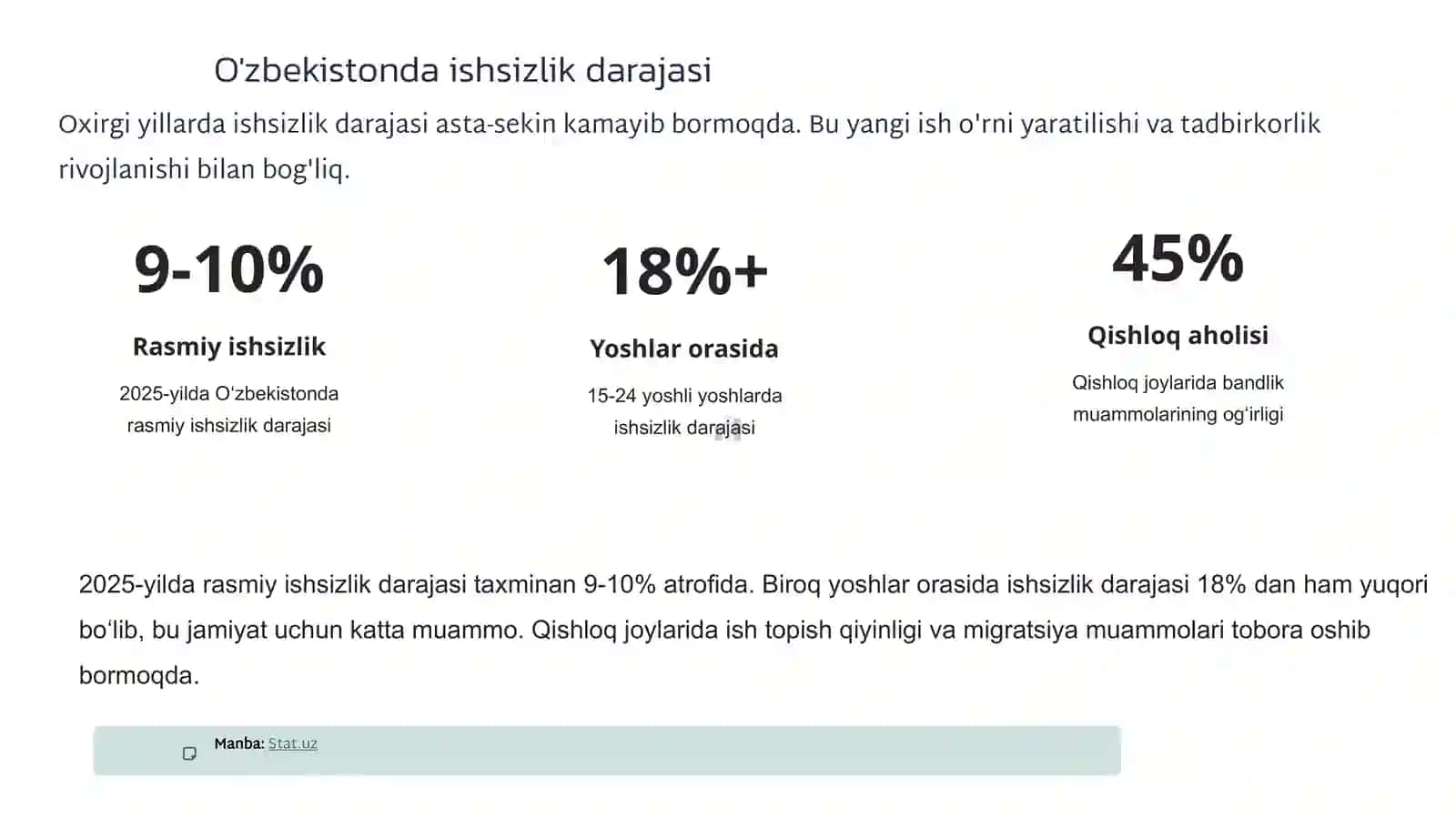 Bandlik va ishsizlik 4