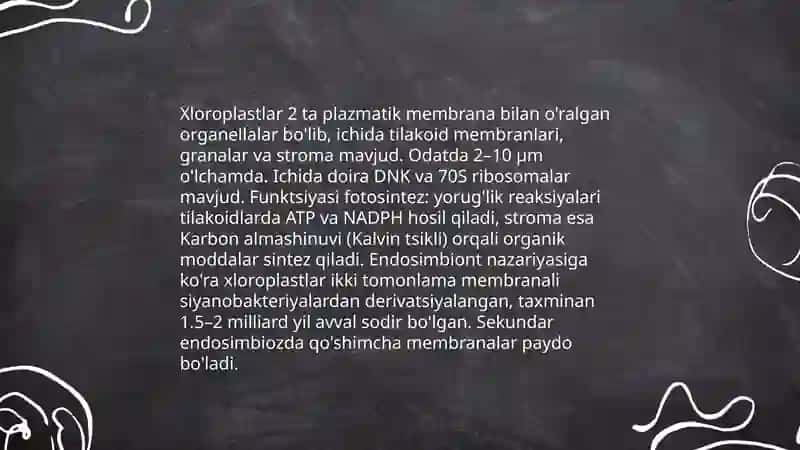 O'zimliklar evolutsiyasi va hujayra biologiyasi (sitologiya) 4