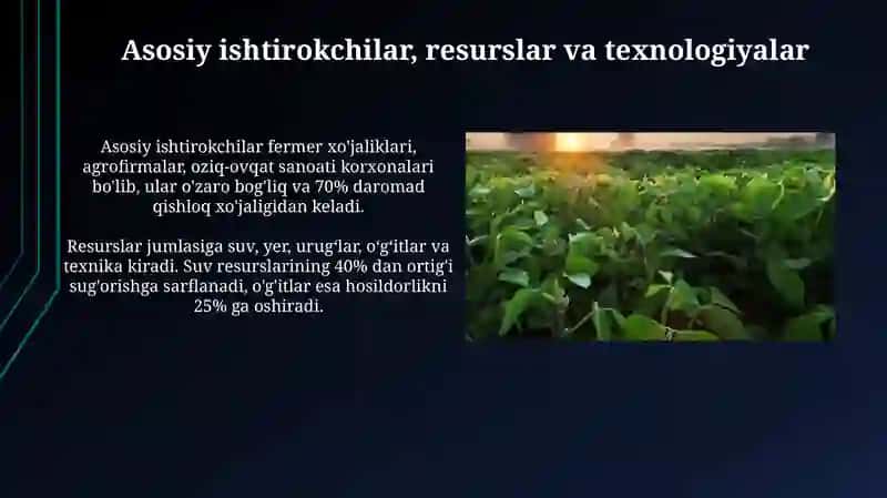 Qishloq xo'jaligi va agrobiznes 4