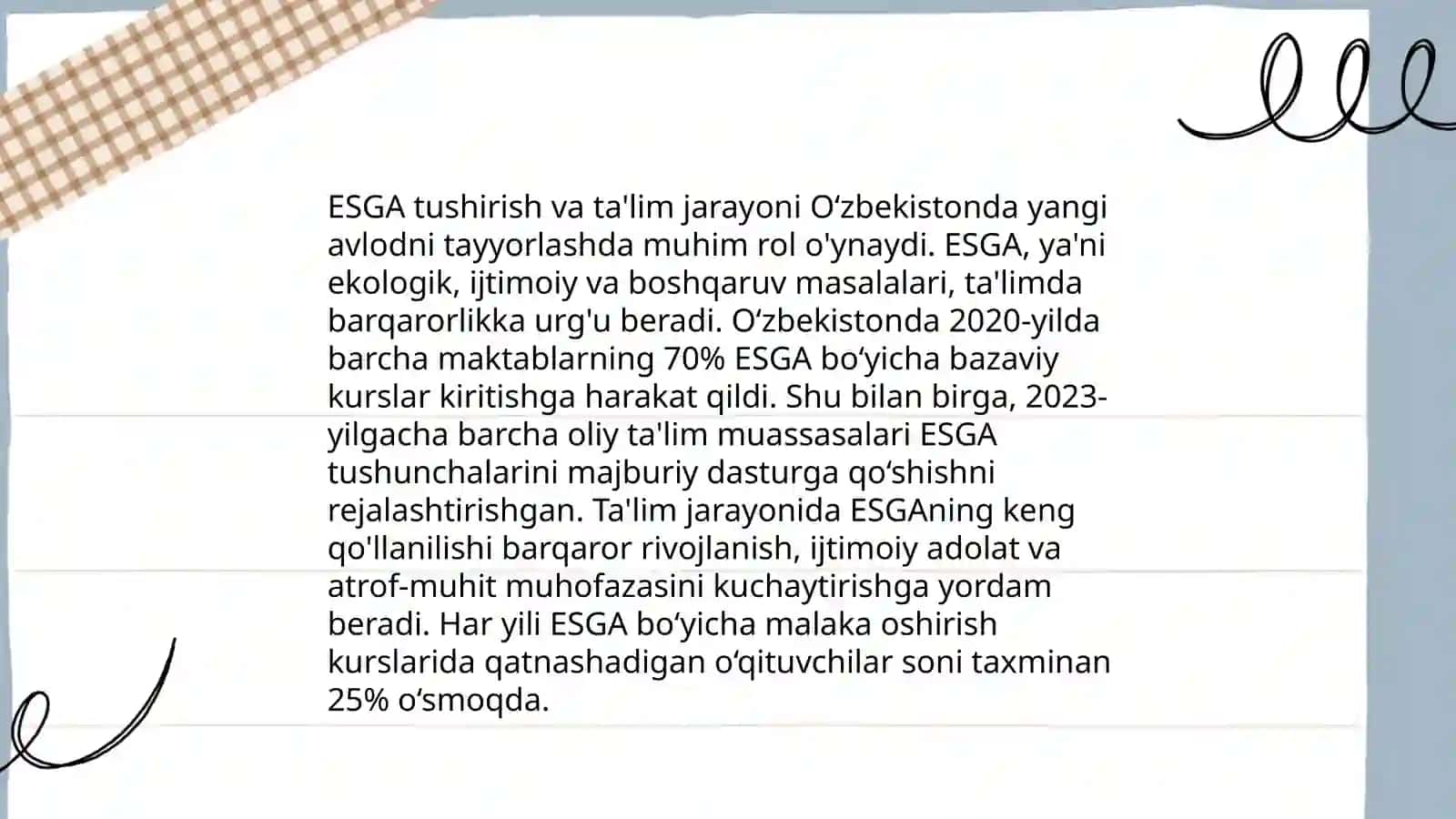 ESGA tushirish 4