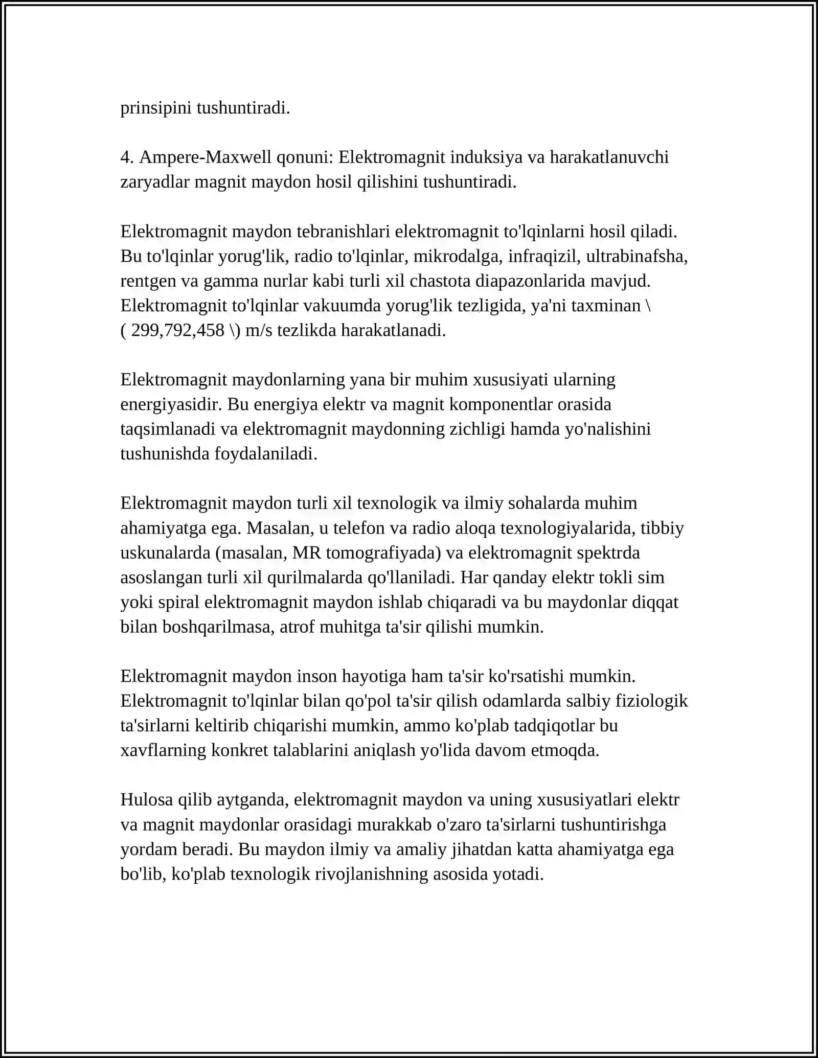 ELEKTROMAGNIT MAYDONNING ORGANIZMGA TASIRI 4