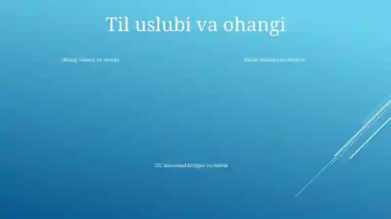 Malumot Axborot Xujjatlarning Til Xususiyatlari 4