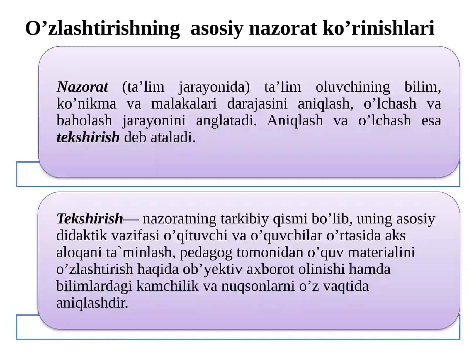 O’quvchilarning bilim, ko’nikma va malakalarini tashxis etish 4