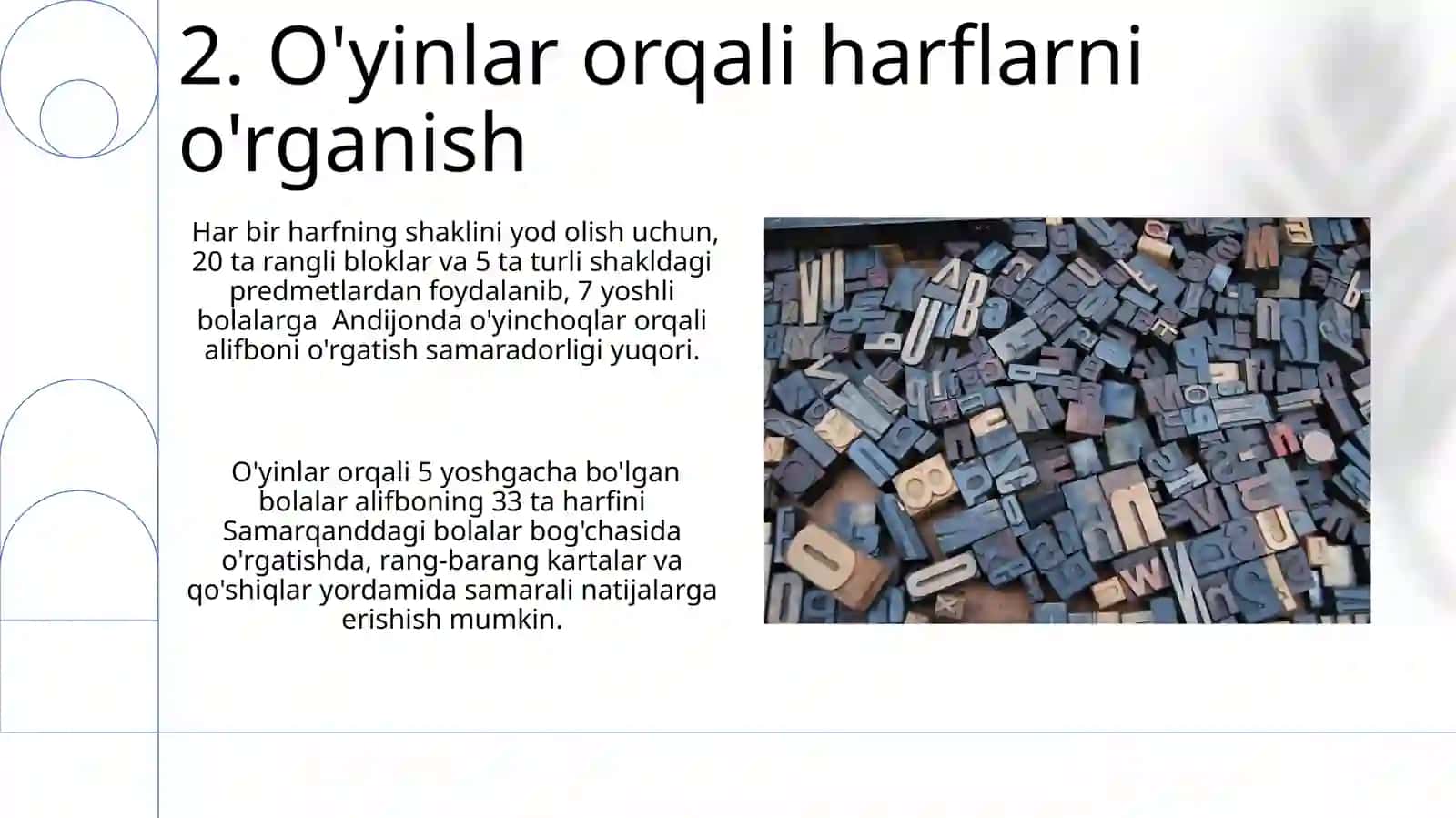Alifbodan unli harflarni órganish 4