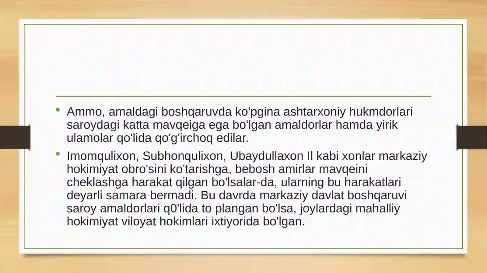 Ashtarxoniylar davrida Buxoro xonligida ijtimoiy iqtisodiy hayot 4