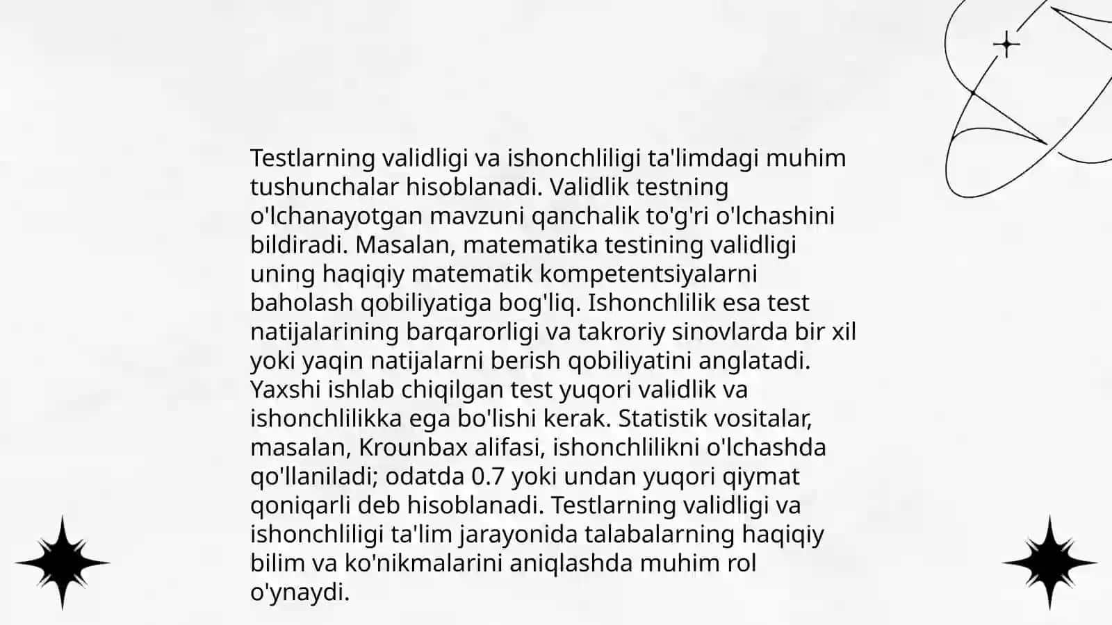 Test metodikasining nazariy asoslari 4