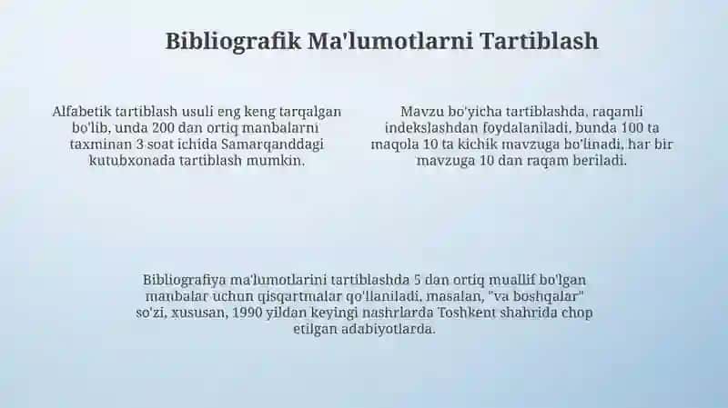 Bibliografik Muloqot 4