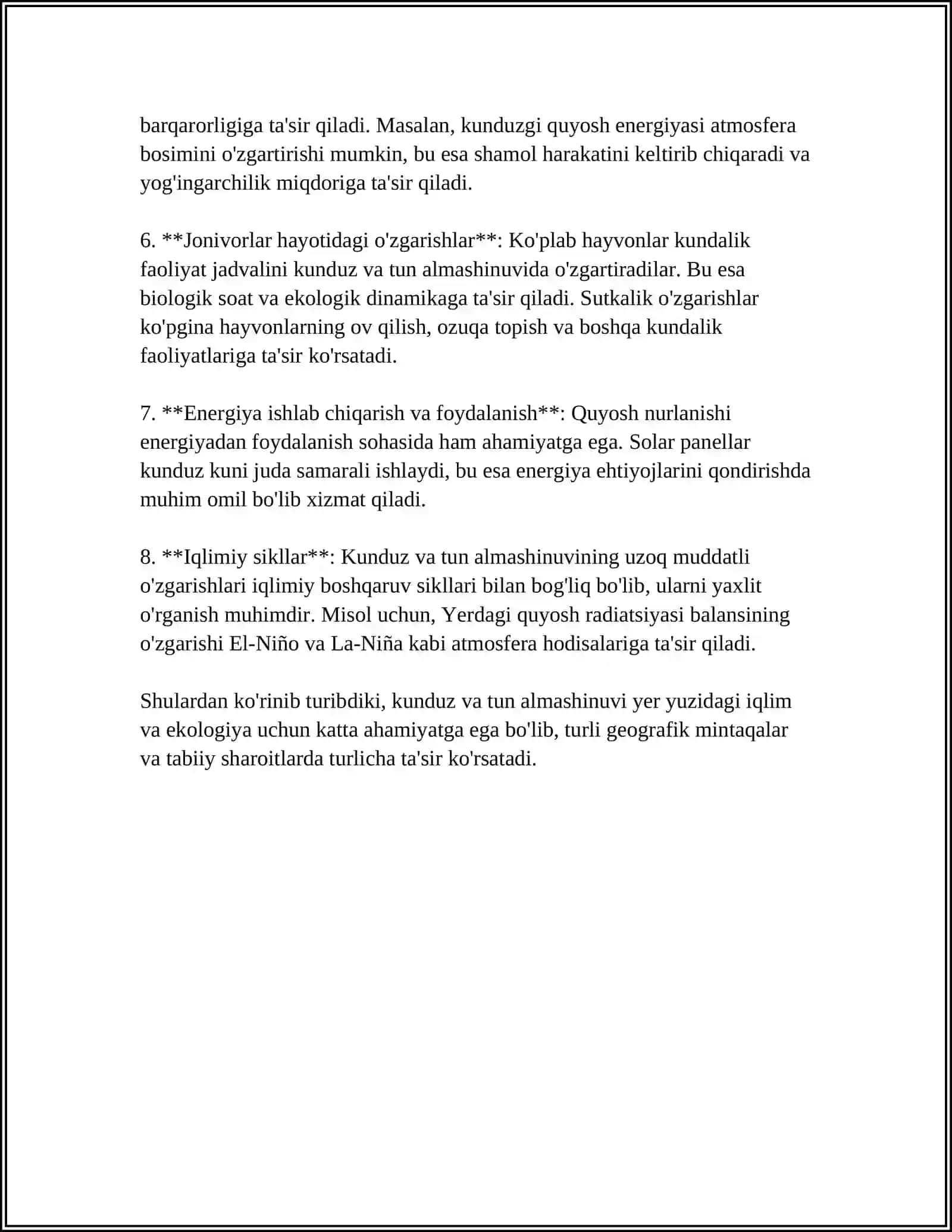 YERNI ÓZ OʻQI ATROFIDA AYLANISHISHING GEOGRAFIK OQIBATI 4
