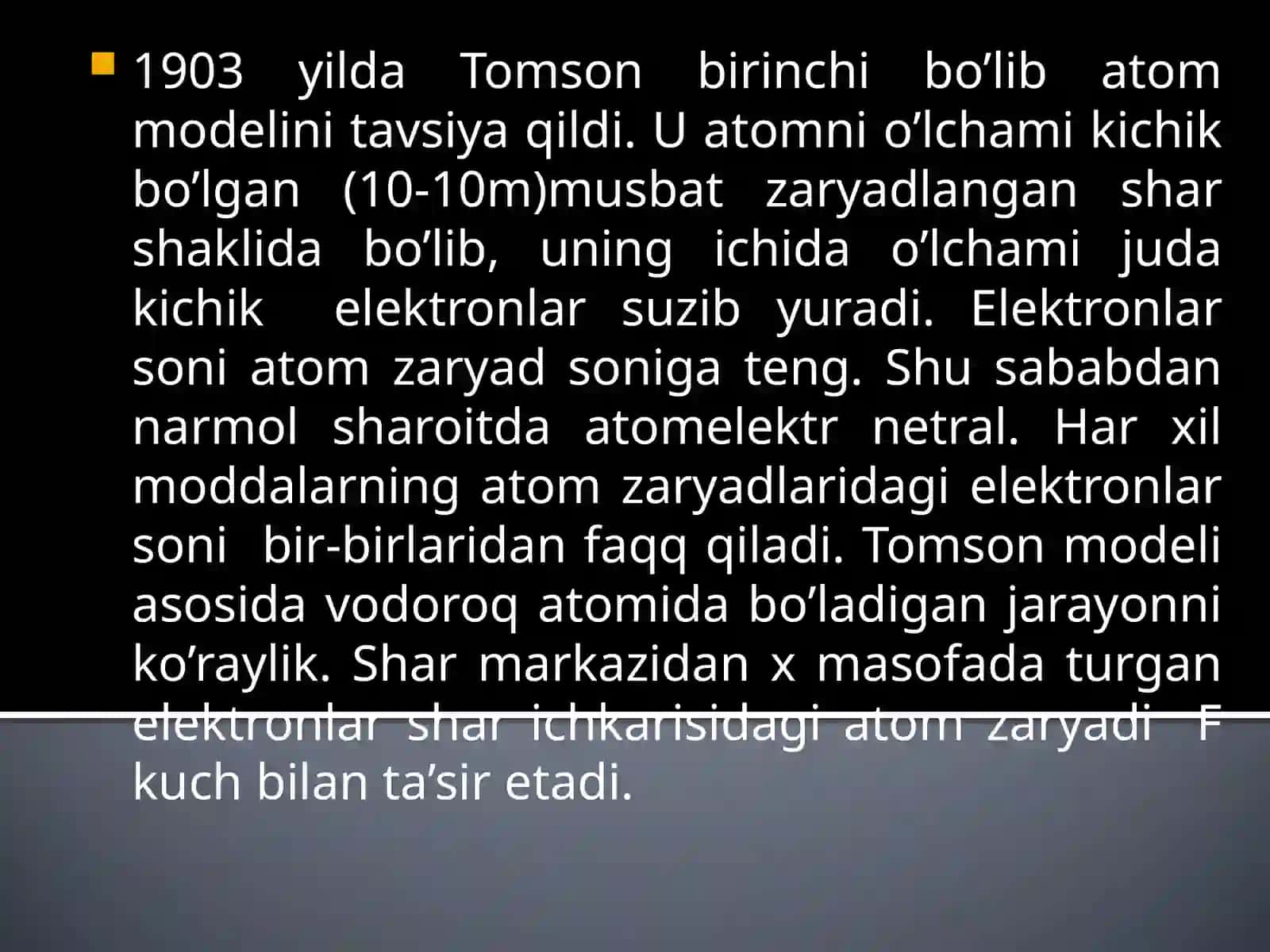 Atomning modellari: Rezerford tajribasi 4