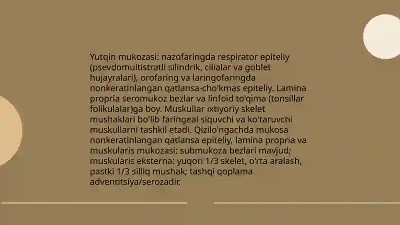 Yutqin va qizilo'ngach 4