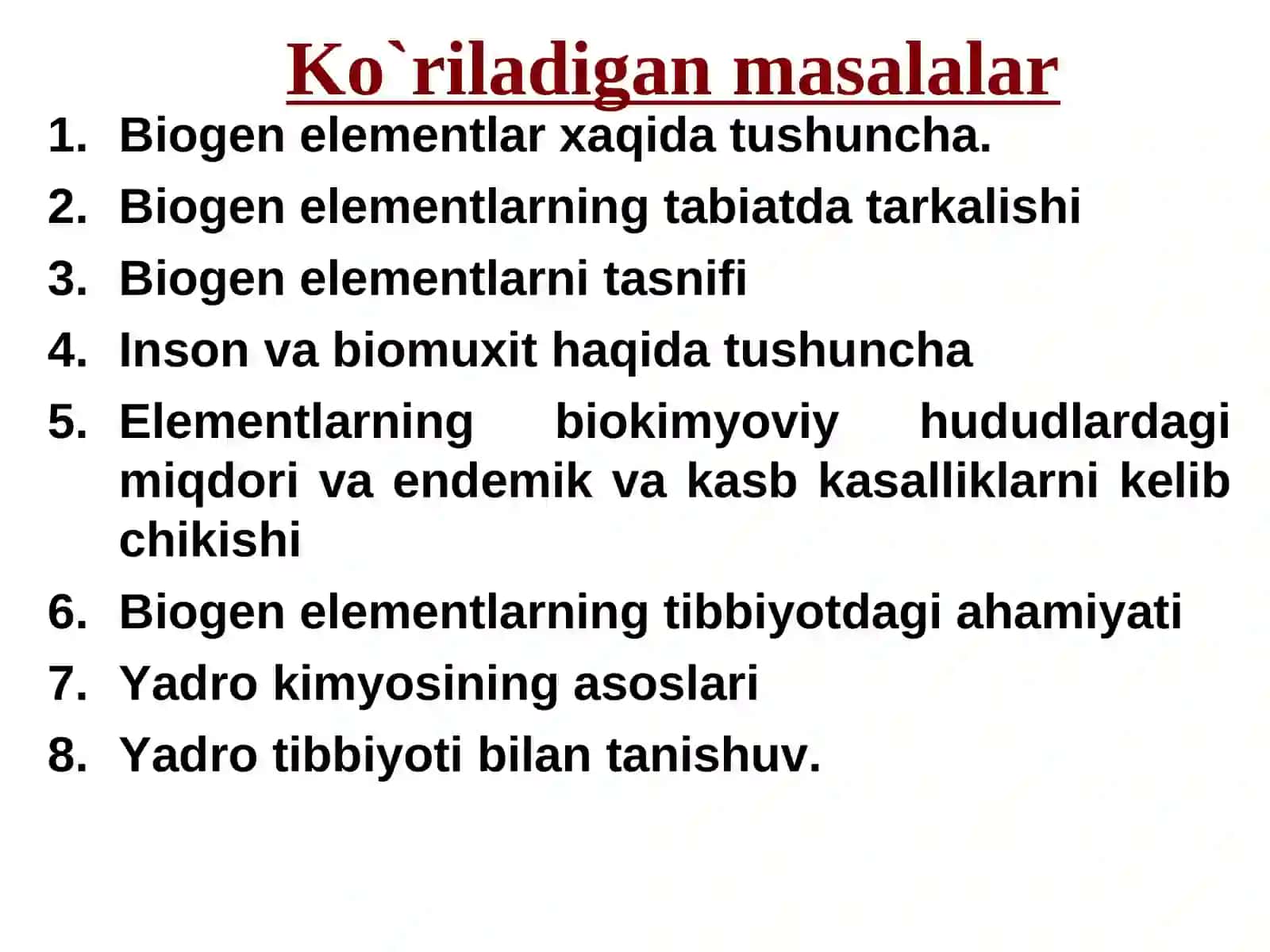 Tibbiy kimyo fani 4