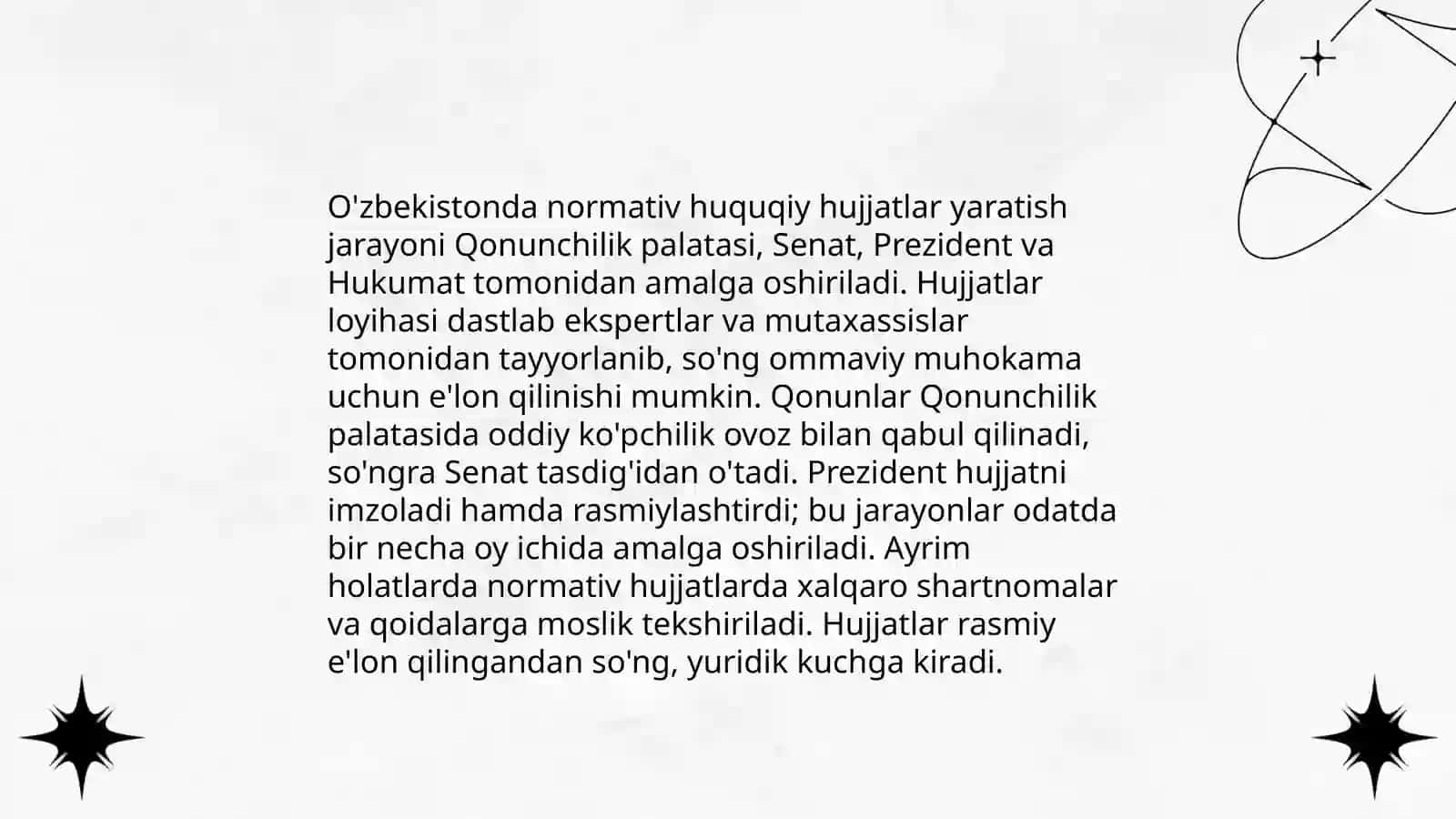 Normativ huquqiy hujjatlarning vaqt va hudud boyicha amal qilishi 4