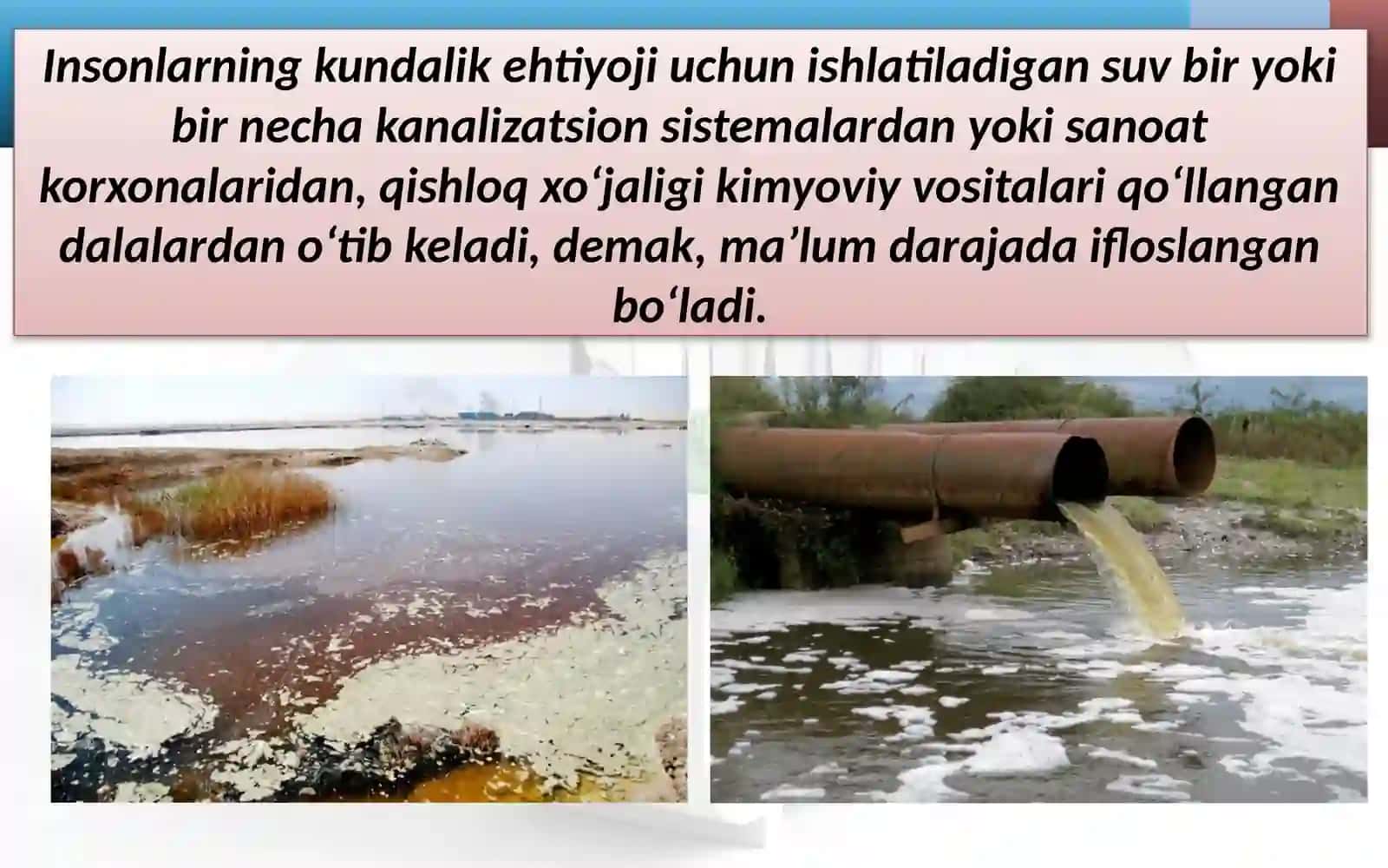 SUV HAVZALARINI TOZALASH YO`LLARI 4