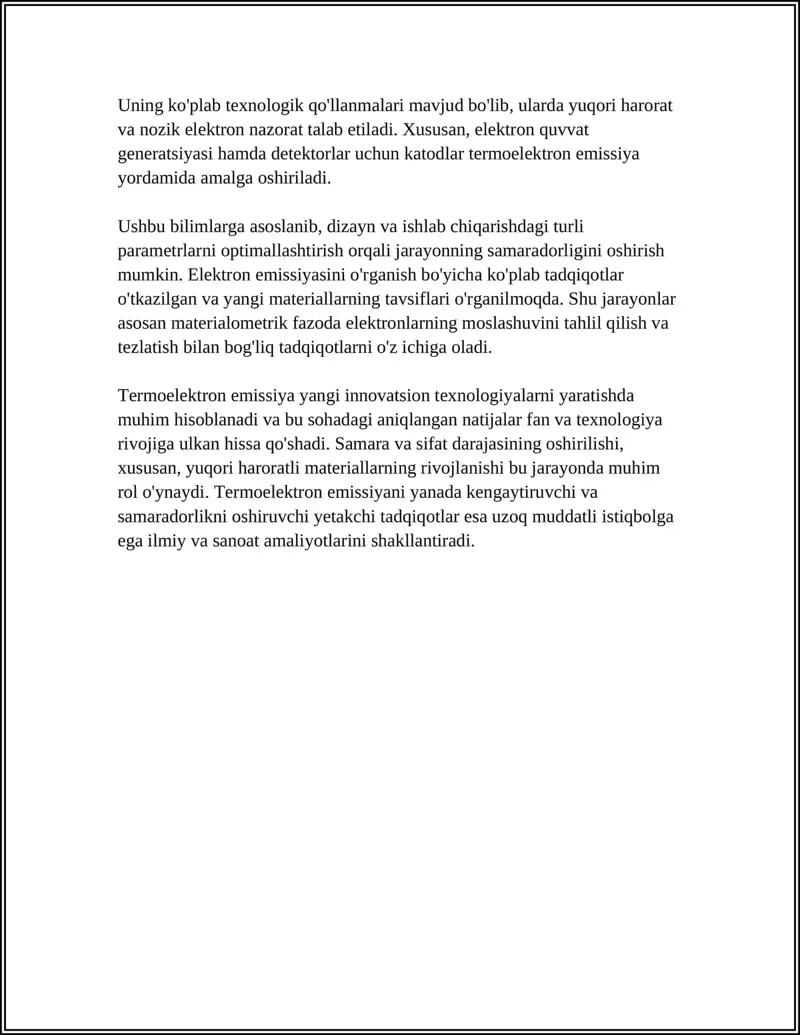 TERMOELEKTRON EMISSIYA 4