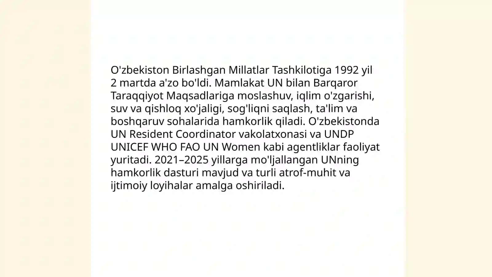 O'zbekiston va jahon hamjamiyati 4