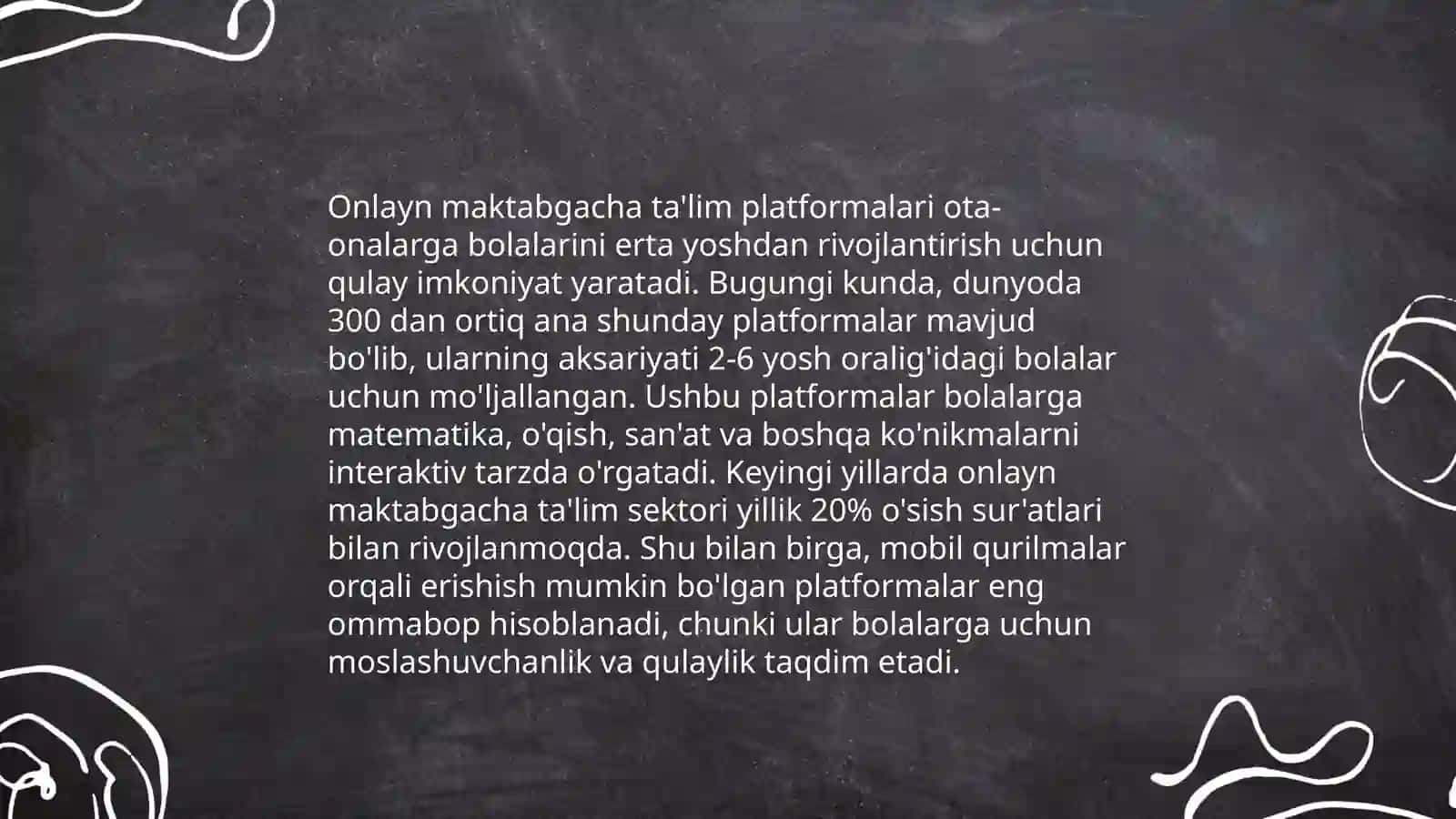 Maktabgacha ta'limga oid Internet yangiliklari 4