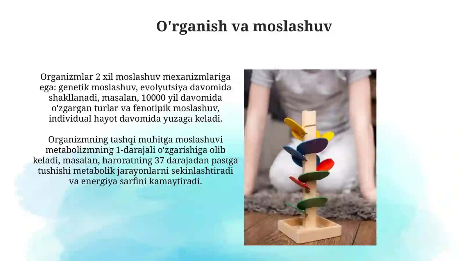 Harakat malakalarining tashkil etish qonuniyatlari 4