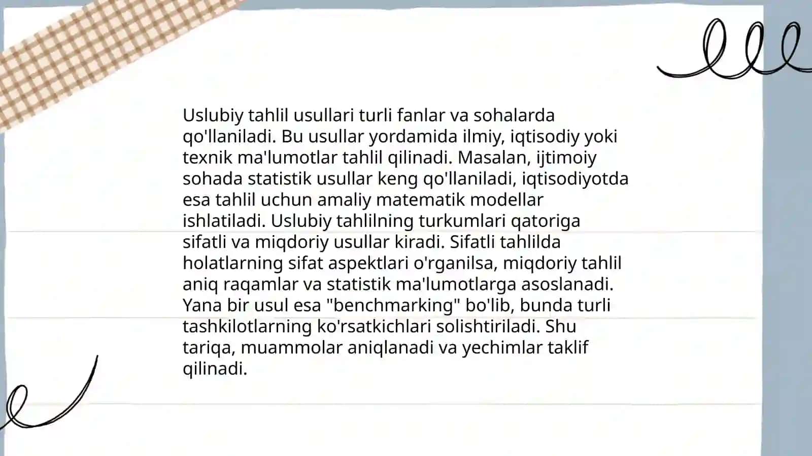 Imloviy va uslubiy savodxonlik topshiriqlar tahlili 4