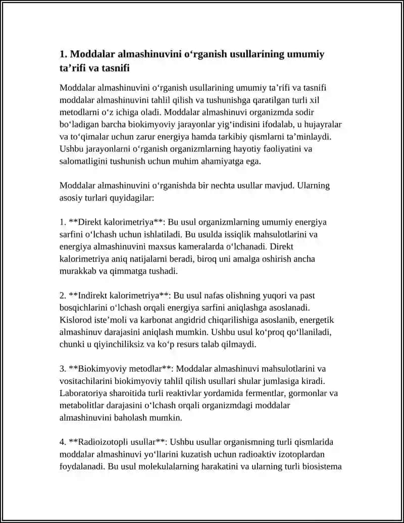 MODDALAR ALMASHINUVINI O‘RGANISH USLUBLARI NAFAS OLISH KOEFFISENTI 4
