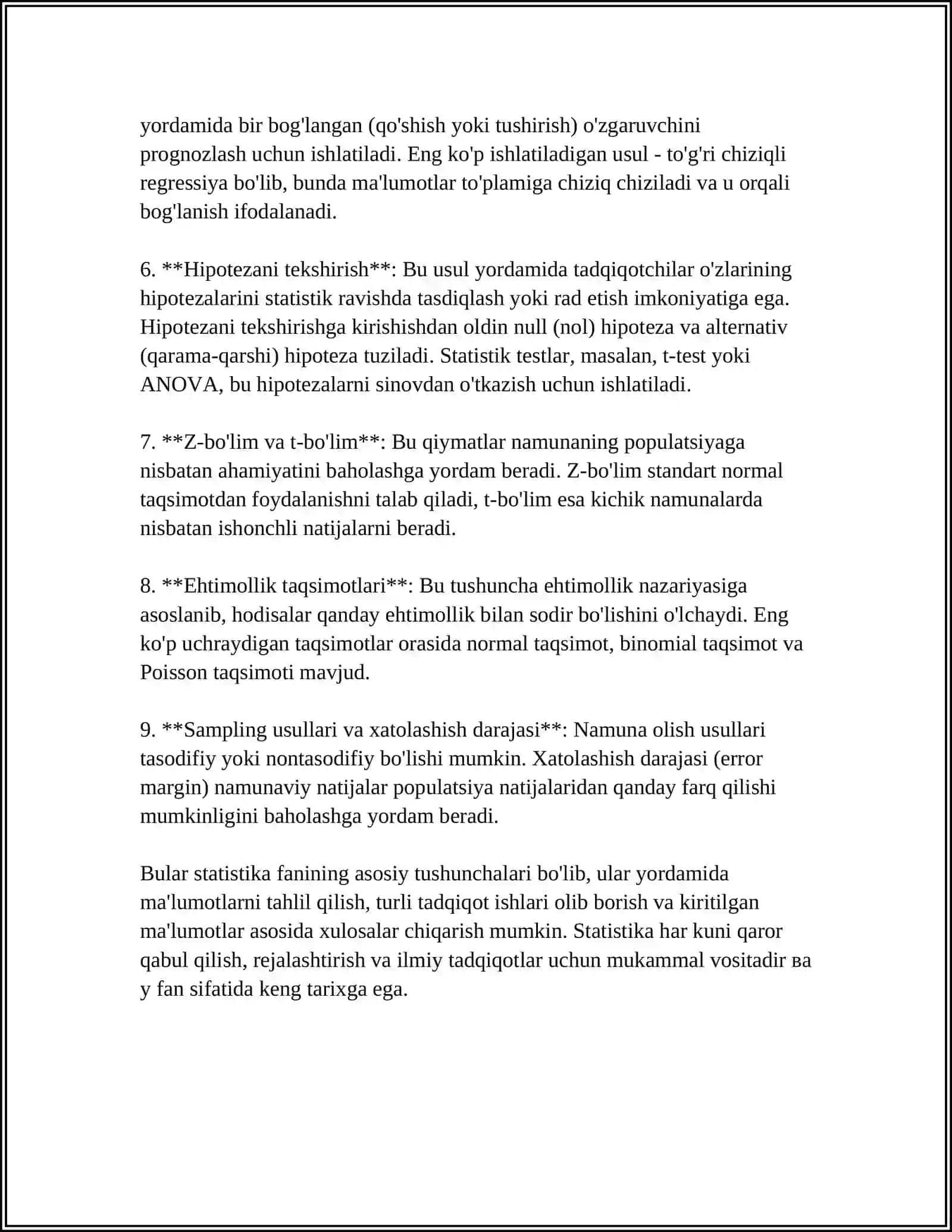 STATISKADA MODA VA MEDIANA 4