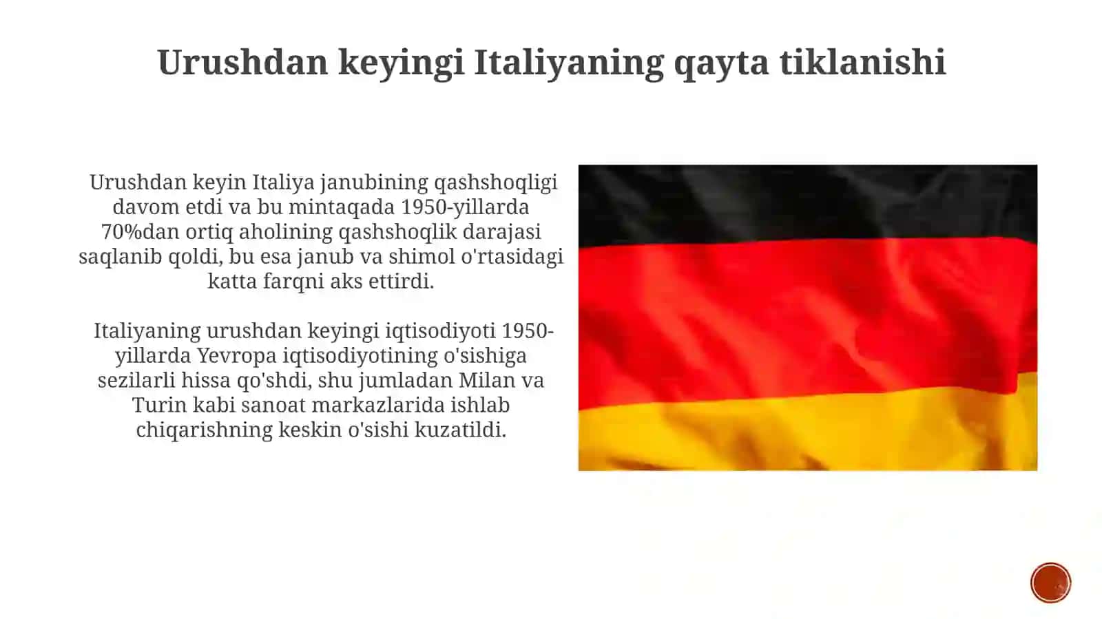 Iqtisodiyotning rivojlanishi 4