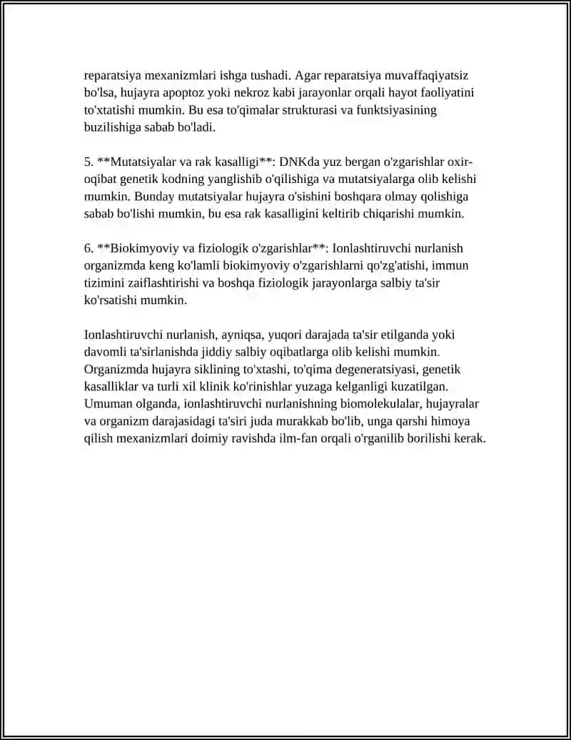 IONLASHTIRUVCHI NURLANISHNING ORGANIZMGA ZARARLI TA'SIRI 4